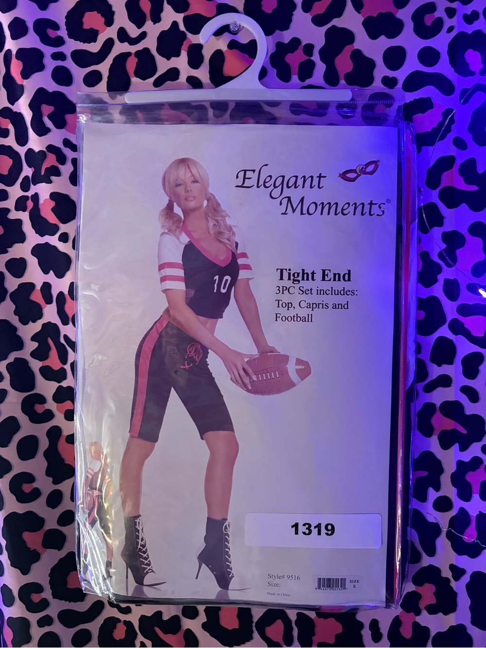 Y2K NEW DEADSTOCK HALLOWEEN COSTUME-Football diva 3 piece set